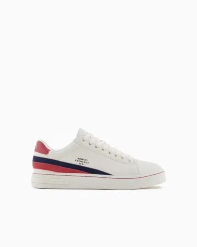 Armani Exchange Trainers In Red