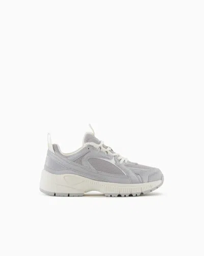 Armani Exchange Sneakers In Gray