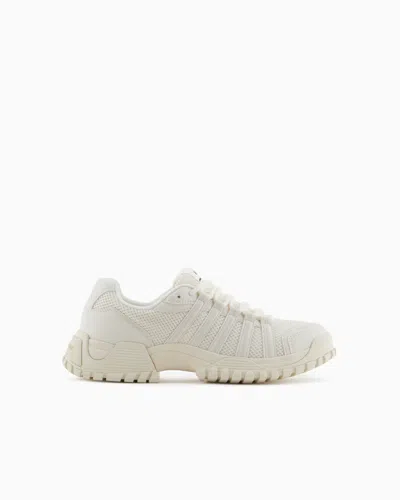 Armani Exchange Trainers In Weiss