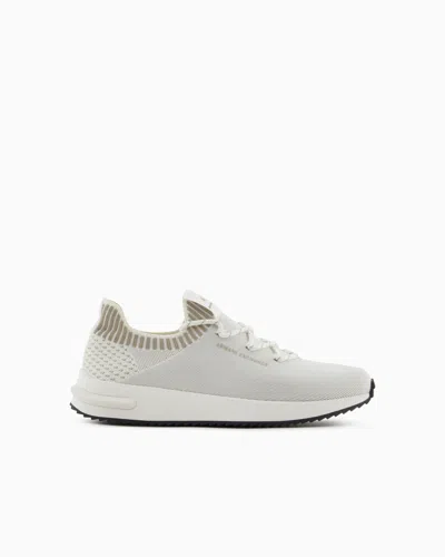 Armani Exchange Trainers In White