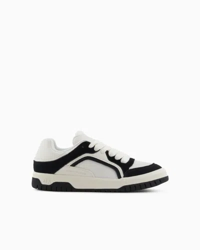 Armani Exchange Sneakers In White