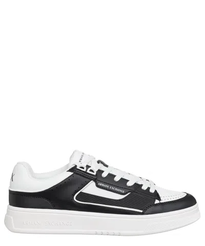 Armani Exchange Sneakers In White