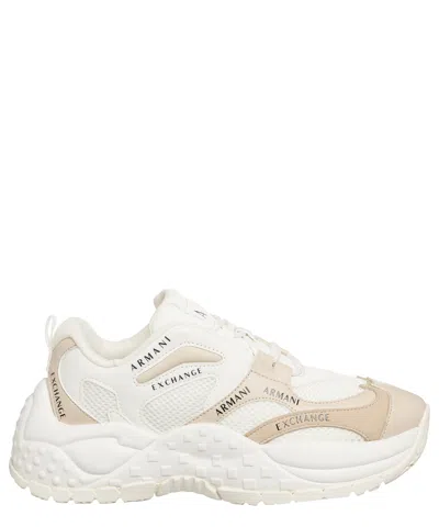 Armani Exchange Sneakers In White