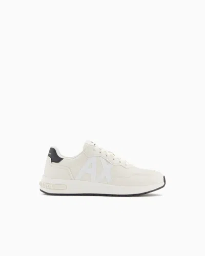 Armani Exchange Sneakers In White