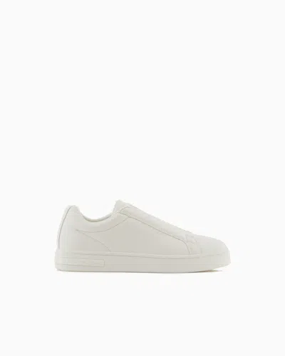 Armani Exchange Sneakers In White
