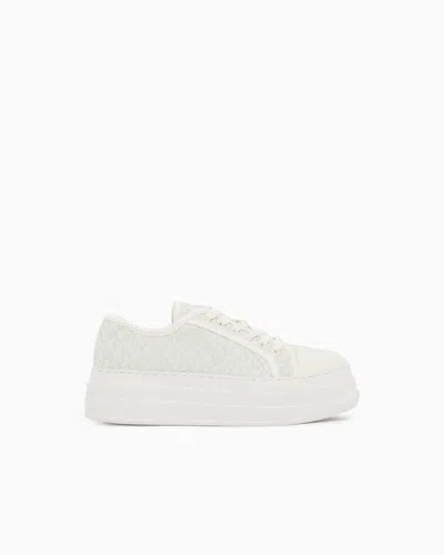 Armani Exchange Sneakers In White