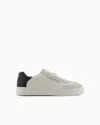 Armani Exchange Sneakers With Contrasting Inserts In White