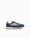 Armani Exchange Sneakers With Contrasting Logo In Blue