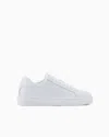 Armani Exchange Sneakers With Laces And Logo In White