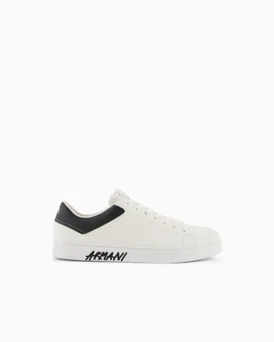 Armani Exchange Sneakers With Logo In White