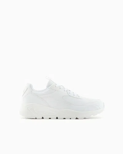 Armani Exchange Sneakers With Logo In White