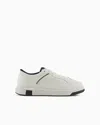 Armani Exchange Sneakers With Tone-on-tone Monogram Upper In White