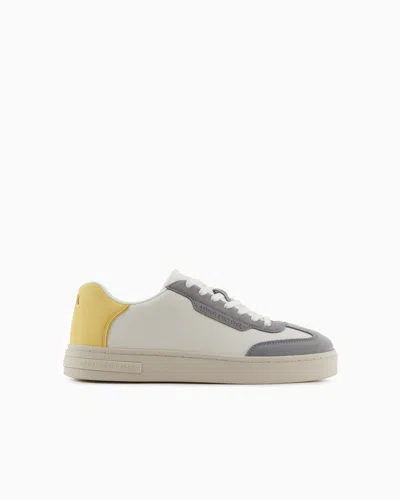 Armani Exchange Trainers In Yellow