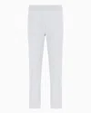 Armani Exchange Soft Yarn Jogger Pants With Logo In Grey