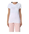Armani Exchange Solid Color Letter Logo T-shirt In White