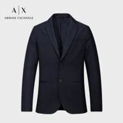 Armani Exchange Sophisticated Men's Blazer In Gray