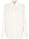 Armani Exchange Spread-collar Shirt In White
