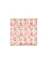 Armani Exchange Square Printed Scarf In Pink
