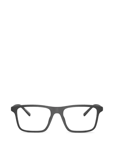 Armani Exchange Square-frame Glasses In Purple