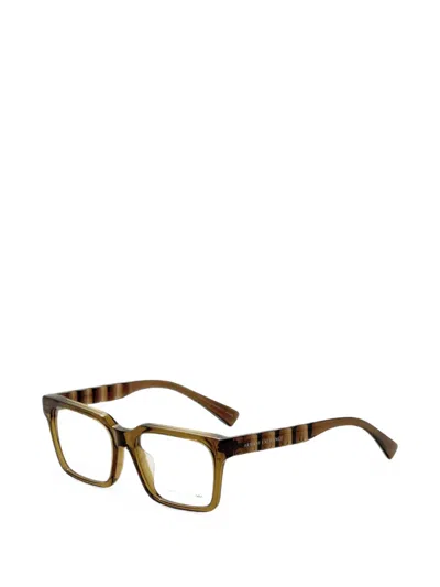 Armani Exchange Square-frame Glasses In Brown