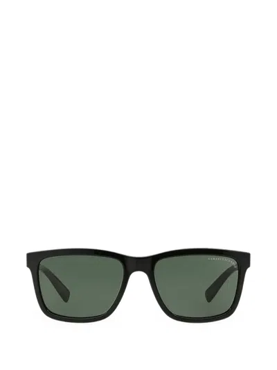 Armani Exchange Square-frame Sunglasses In Green