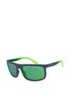 Armani Exchange Square-frame Sunglasses In Blue