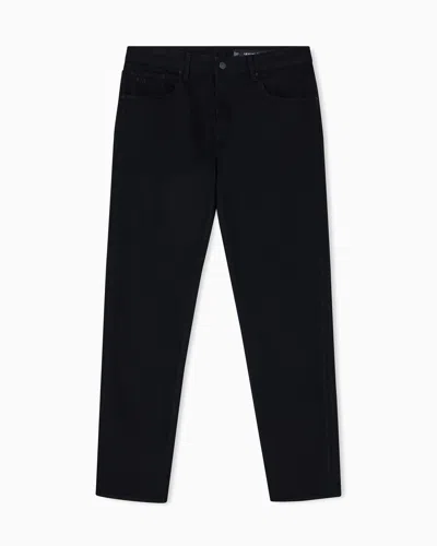 Armani Exchange Straight Jeans In Black