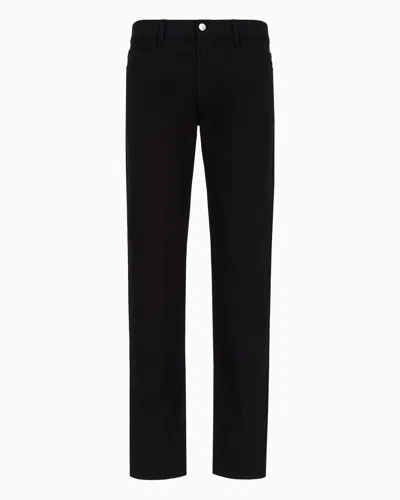 Armani Exchange Straight Jeans In Black