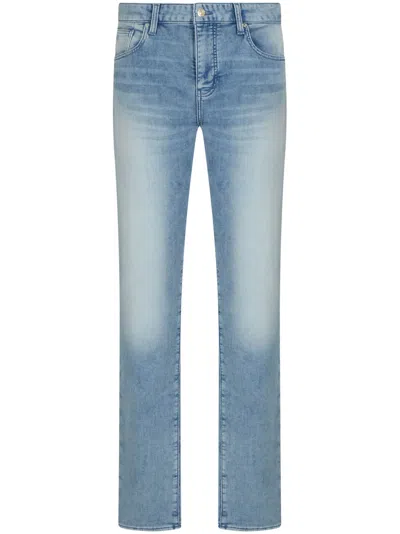 Armani Exchange Straight-leg Jeans In Blue