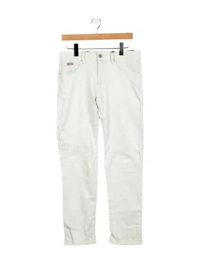 Pre-owned Armani Exchange Straight Leg Pants In Neutral