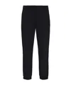 Armani Exchange Straight-leg Trousers In Black