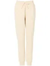 Armani Exchange Stretch-cotton Track Pants In Beige