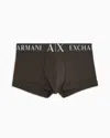 Armani Exchange Stretch Fabric Boxer Shorts In Grey