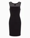 Armani Exchange Official Store Short Dresses In Black