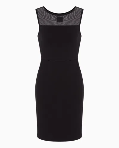 Armani Exchange Official Store Short Dresses In Black