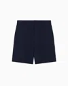 Armani Exchange Stretch Nylon Bermuda Shorts In Blue