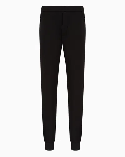 Armani Exchange Casual Pants Black Viscose