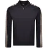 Armani Exchange Stripe Polo T Shirt Navy In Blue