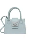 Armani Exchange Structured Tote Bag In Blue
