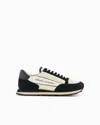 Armani Exchange Logo Trainers White In Black