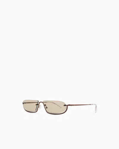 Armani Exchange Sunglasses In Gold