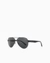 Armani Exchange Aviator Sunglasses In Black