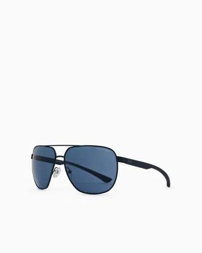 Armani Exchange Sunglasses In Blue