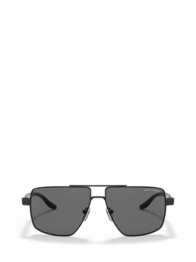 Armani Exchange Sunglasses In Matte Black