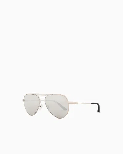 Armani Exchange Sunglasses In Silver