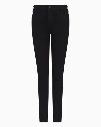 Armani Exchange Super Skinny Jeans In Black