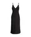 Armani Exchange Suspender Dress In Black
