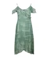Armani Exchange Vestido Midi - Verde In Green