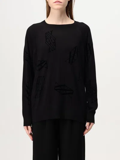 Armani Exchange Sweater  Woman Color Black In Schwarz