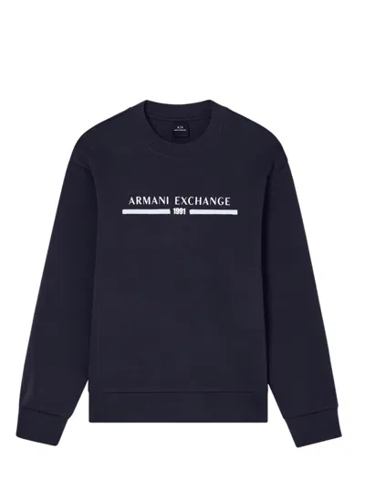 Armani Exchange Sweaters In Blue